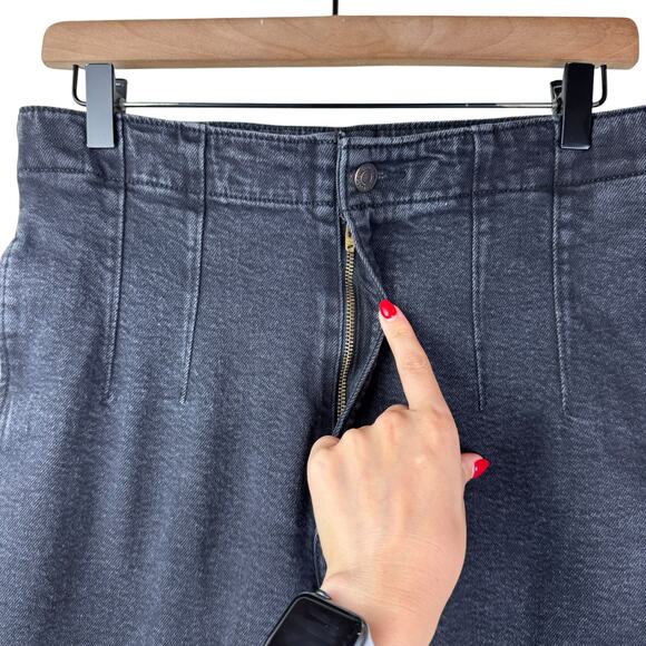 Levi’s Distressed Black High Waisted Taper Straight Leg Cotton Jeans - Picture 5 of 8